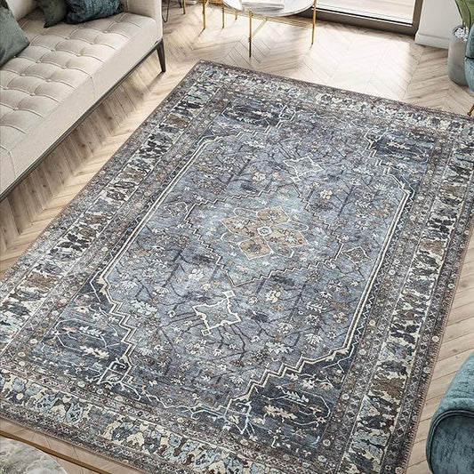 Bohemian Persian Crystal Velvet Area Rug