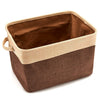 Linen Pet Toy Storage Basket