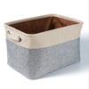 Linen Pet Toy Storage Basket
