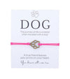 Paw Print Wish Bracelet — Dog Parent Gift