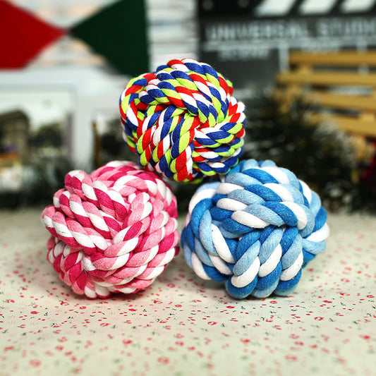 Cotton Rope Ball Toy for Dogs