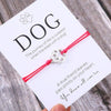 Paw Print Wish Bracelet — Dog Parent Gift
