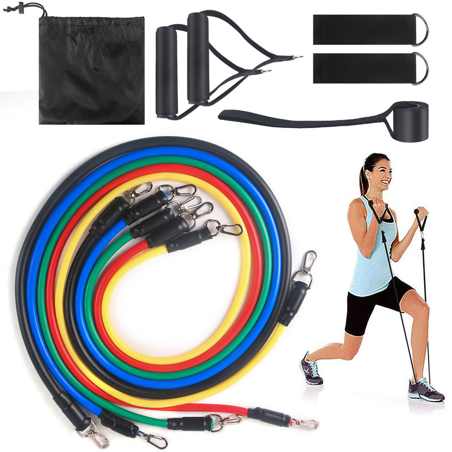 Latex Resistance Band Set — Fitness Training