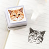 Custom Pet Portrait Stamp - Personalized