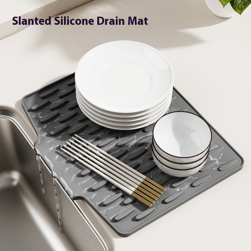 Silicone Drainage Mat for Kitchen Countertops
