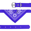 Premium Leather Bandana Collar - Adjustable