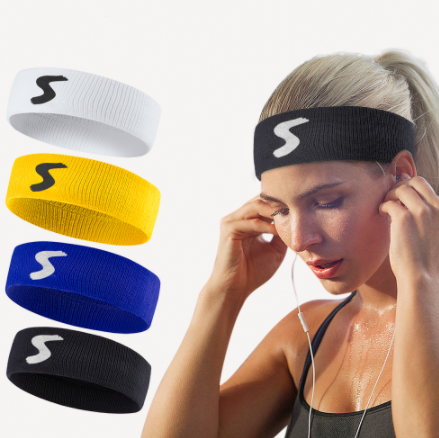 Premium Cotton Fitness Headband — Moisture-Wicking