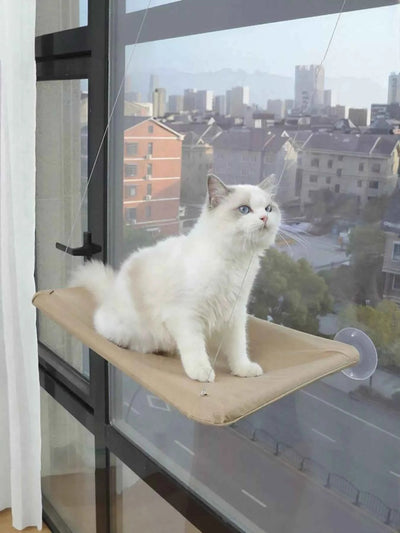 Cat Window Perch Hammock — Suction Cup Mount