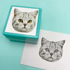 Custom Pet Portrait Stamp - Personalized