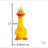 US LOCAL STOCK Hiphoppet New Latex Interactive Dog Chew Toys Cute Duck Shape Squeaky Pet Dog Interactive Boredom Buster Toys