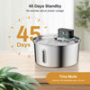 3.2L Stainless Steel Pet Water Fountain — Wireless