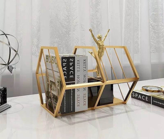 Hexagon Magazine Caddy – Modern Geometric Organizer