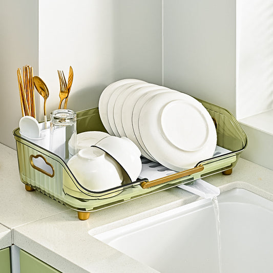 Kitchen Dish & Utensil Storage Rack