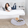 Calming Donut Pet Bed - Plush Faux Fur - View 2 | Pet Toys Singapore
