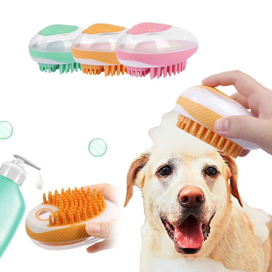 2-in-1 Pet Bathing & Massage Brush